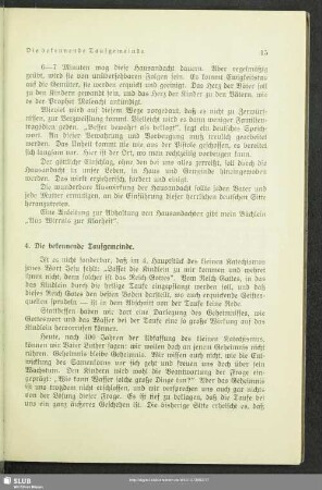 4. Die bekennende Taufgemeinde