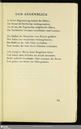 Der Augenblick