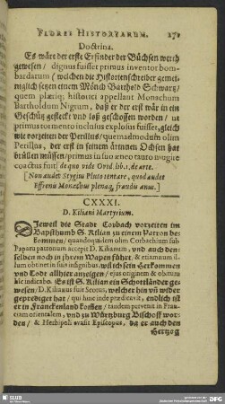 CXXXI. D. Kiliani Martyrium