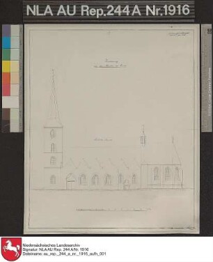 Esens, Kirche: Ansicht von Süden
