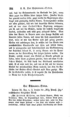 234-239 Der Schwanen-Orden