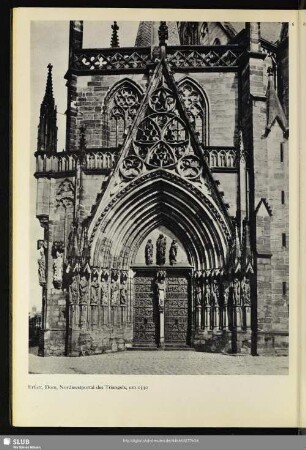 Erfurt, Dom, Nordwestportal des Triangels, um 1330