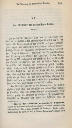 315-345 Zur Geschichte des vaticanischen Concils