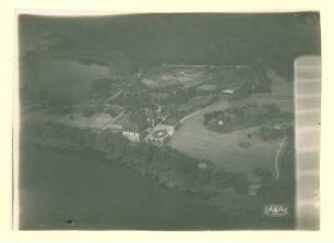 Luftaufnahme Tegel, Villa Borsig am Tegeler See