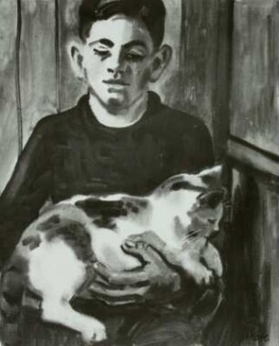 Peter mit Katze