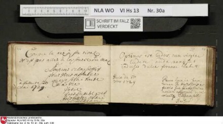 Stammbuch des U. J. Schrader aus Hannover