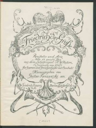 Rezitativ und Arie "Nota v'è questa Dea" aus dem Schäferspiel "Il Rè Pastore" : (Serenata von 1747)