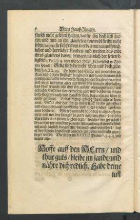 [...]leichen-text[...]. Der stehet im XXXVII. Psalm/ v. 3. 4. 5. und lautet also: