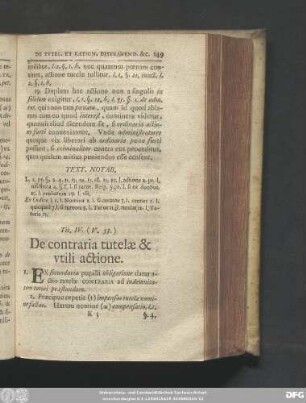 Tit. IV. (V. 58.) De contraria tutelae & utili actione.