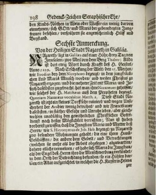 Sechste Anmerckung. - Die Letzte Anmerckung.