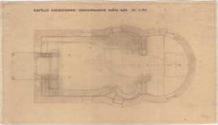 Rosenbauer, Gregor; Kressbronn; Kapelle - Bauaufnahme (Grundriss)