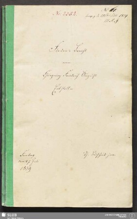 Förder-Bericht von Churprinz Friedrich August Erbstolln - 18.7034 4.