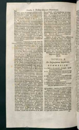 54-81, Titulus II. Desponsatione impuberum - Titulus IV. De sponsa duorum