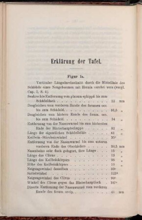 Erklärung der Tafel