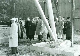 Abteufen von Schacht 6 der Zeche Westfalen in Ahlen durch die Firma Haniel & Lueg