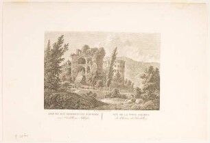Gesprengter Turm des Heidelberger Schlosses