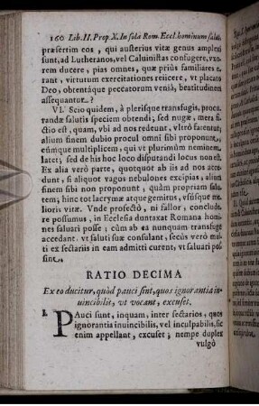 Ratio Decima. Ex eo ducitur, quod pauci sint, quos ignorantia invincibilis, ut vocant, excuset