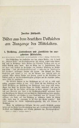 1. Reichstag, Landesherren und Landstände im ausgehenden Mittelalter