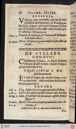 De Syllaba communi