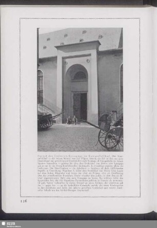 Portal der früheren Synagoge im Kompostellhof