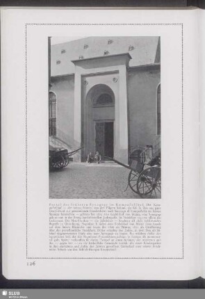 Portal der früheren Synagoge im Kompostellhof