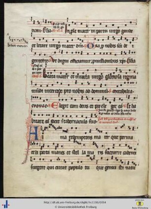 [175v - 176v] Post festum purificationis ad magnificat vel ad memoriam antiphonae.