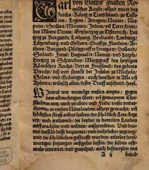Zwen vnd dreissig Artickel, die allgemeinen Religion vnd Glauben belangend