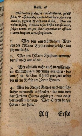 An M. Wolffgangum Amling Superintendenten zu Zerbst von Abschaffung des Exorcismi und andern nachfolgenden enderungen eilff einfeltige Fragen