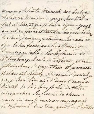 Korrespondenz von Katharina II., Zarin von Russland