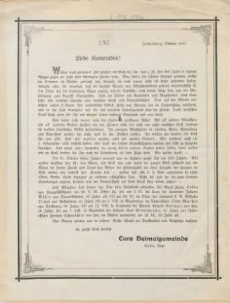 2.1917: Liebe Kameraden