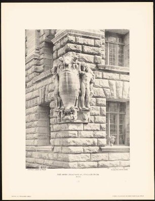Neues Stadthaus, Berlin: Detail (aus: Neubauten der Stadt Berlin, Bd. X, 1911)
