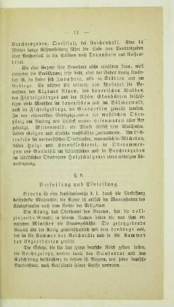 8. Verfassung und Einteilung