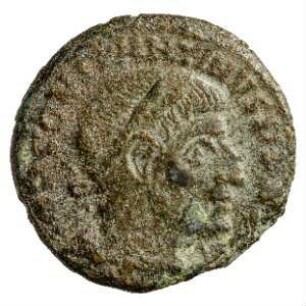Münze, Follis, Aes 3, 306 - 337 n. Chr.