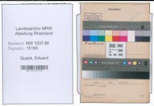 Entnazifizierung Eduard Quack , geb. 29.03.1890 (Landwirt)