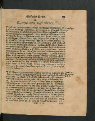 Cap. XIV. Von der Christlichen Kirchen. Teil 2.