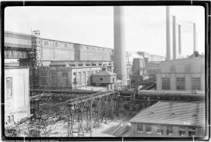 Bau Me 103 Dampfkesselhaus, Me 142 Tonzerkleinerungs- und Trockenanlage