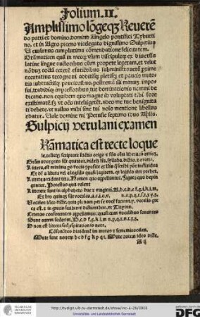 [G]ramatica est recte loquele recteque scripture scientia origo et fons omnium liberalium artium.