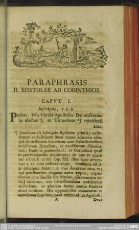 [Epistola Beati Pauli Apostoli Ad Corinthios Prima]