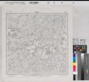 Rahden (Rahden) topographische Karte Meßtischblatt Rahden Nr. 1879 1919 1 : 25 000 44 x 45 Druck Benkhausen