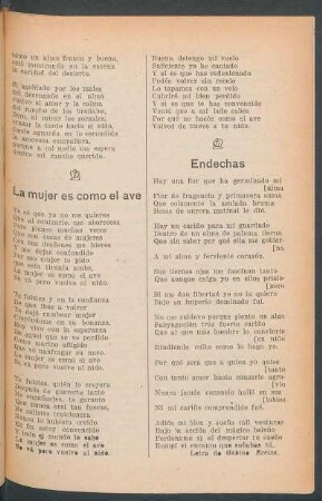 La mujer es como el ave