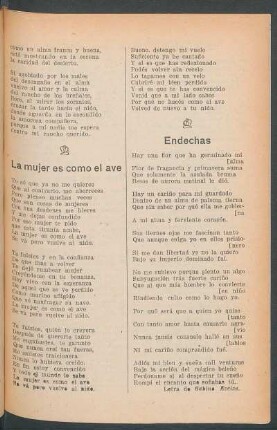 La mujer es como el ave