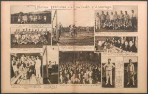 Notas gráficas del sábado y domingo [Fotografías]