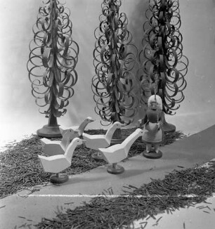 Spielwarenindustrie, Erzgebirge. Gänseliesel
