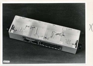 Tiefpass TP 8 Ansicht von oben, offen, Foto 1959