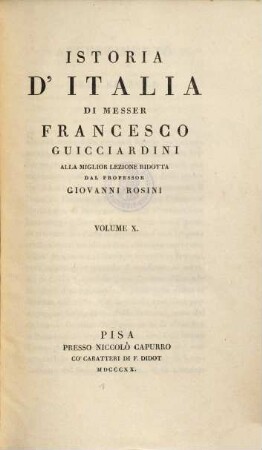 Istoria d'Italia, 10