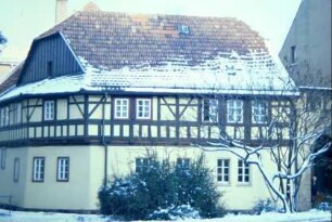 Fachwerkhaus an der St. Annen-Kirche