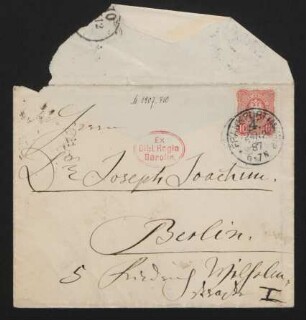Brief an Joseph Joachim 24.12.1887