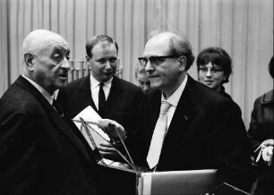 Donaueschingen: Donaueschinger Musiktage; Prof. Heinrich Strobel, Oliver Messiaen