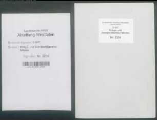 Zuschlagsregister des Amtes Sparrenberg, Vogtei Schildesche