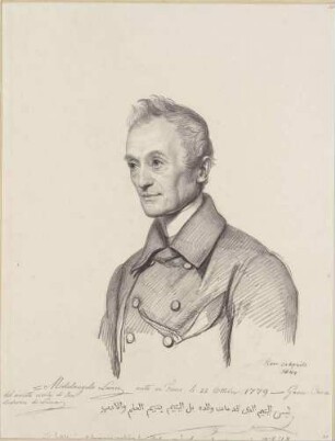 Bildnis Lanci, Michelangelo (1779-1867), Archäologe
